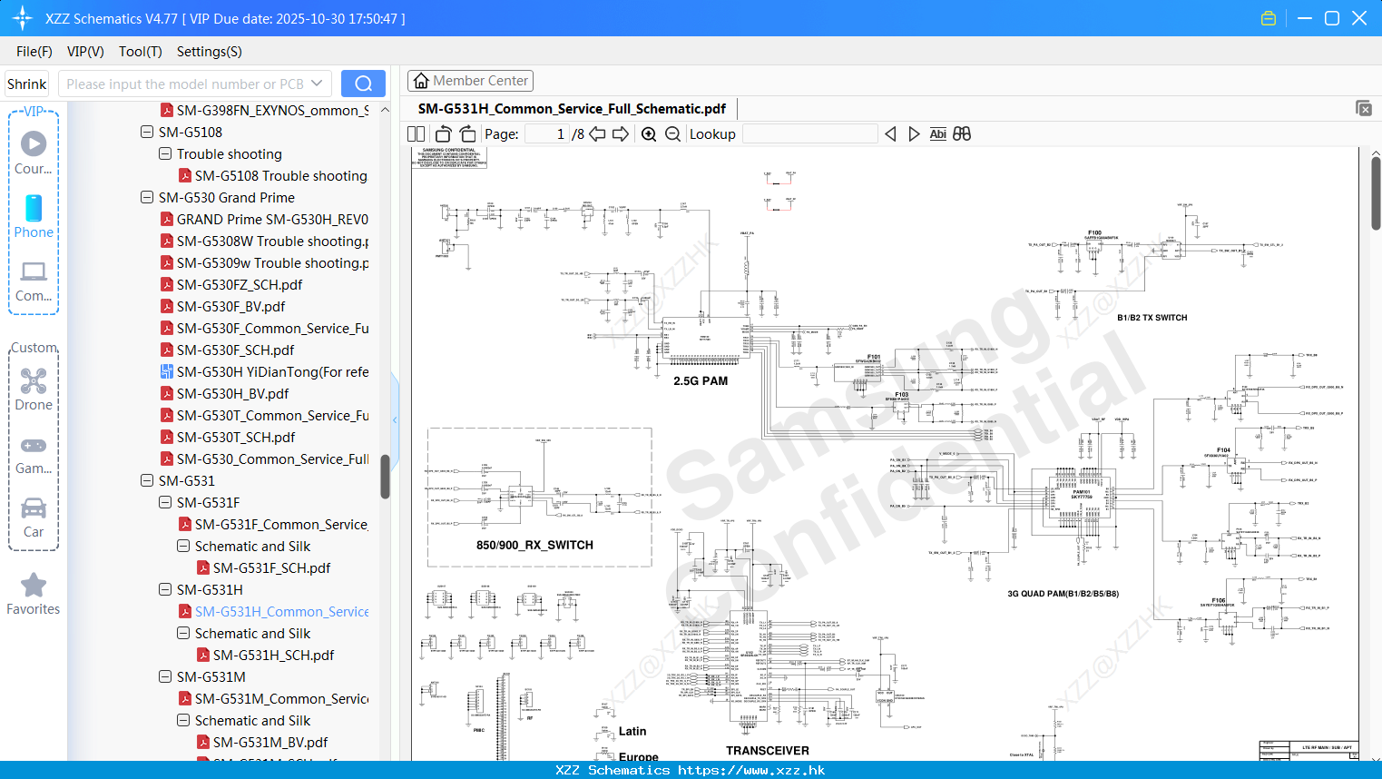 Samsung SM-G531H_Common_Service_Full_Schematic